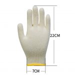 Cotton Yarn Knit Protection Grip Work Gloves for LED display cabinet Transport（10 Pairs