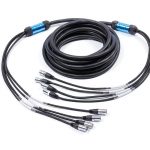 4Channel CAT6 SFTP multi-cable RJ45 30/50/80/100 meters network cable nake stage performance audio for rental LED screen