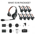 Hollyland Solidcom C1 Pro-8S Full-Duplex ENC Wireless Intercom System with 8 Headsets (1.9 GHz)